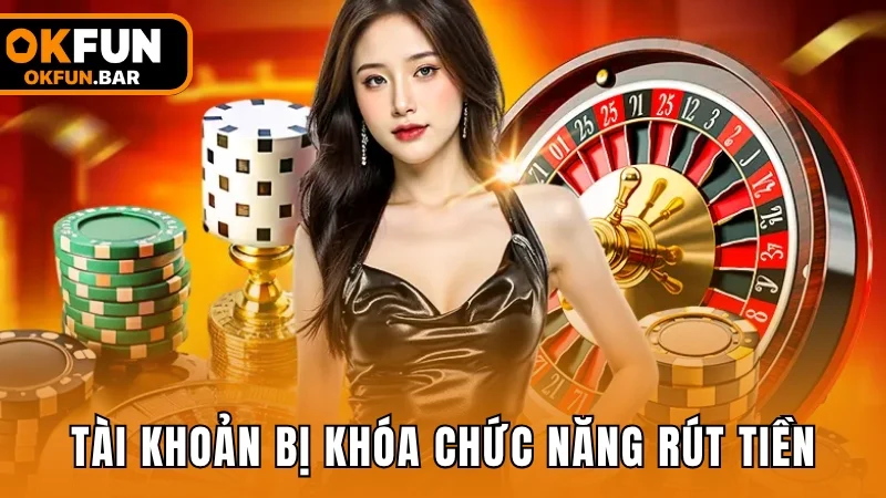 Tài khoản của bạn bị khóa chức năng rút thưởng